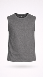 Men's Charcoal Melange Tank Top