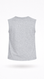 Men's Grey Melange Tank Top