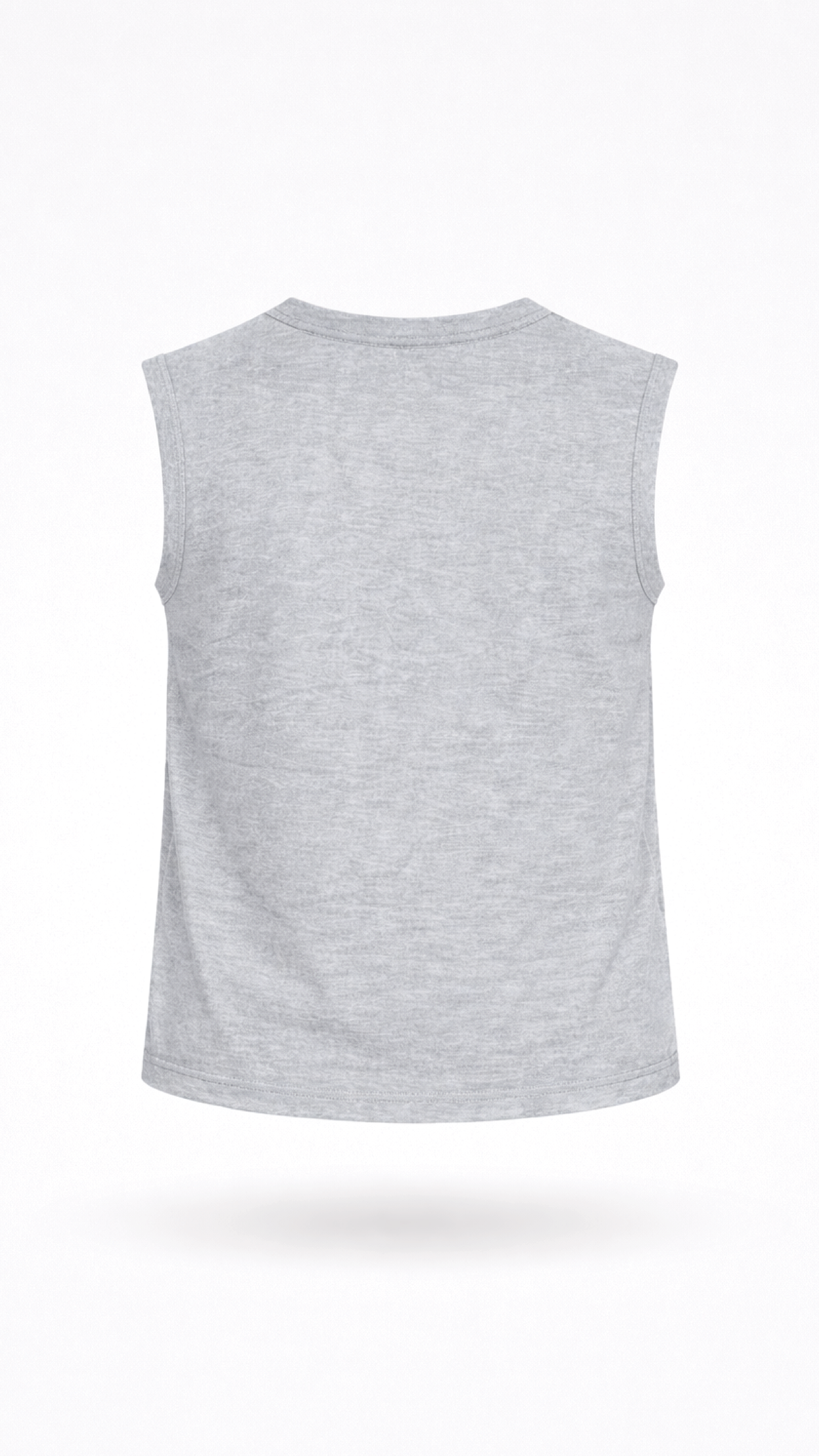 Men's Grey Melange Tank Top