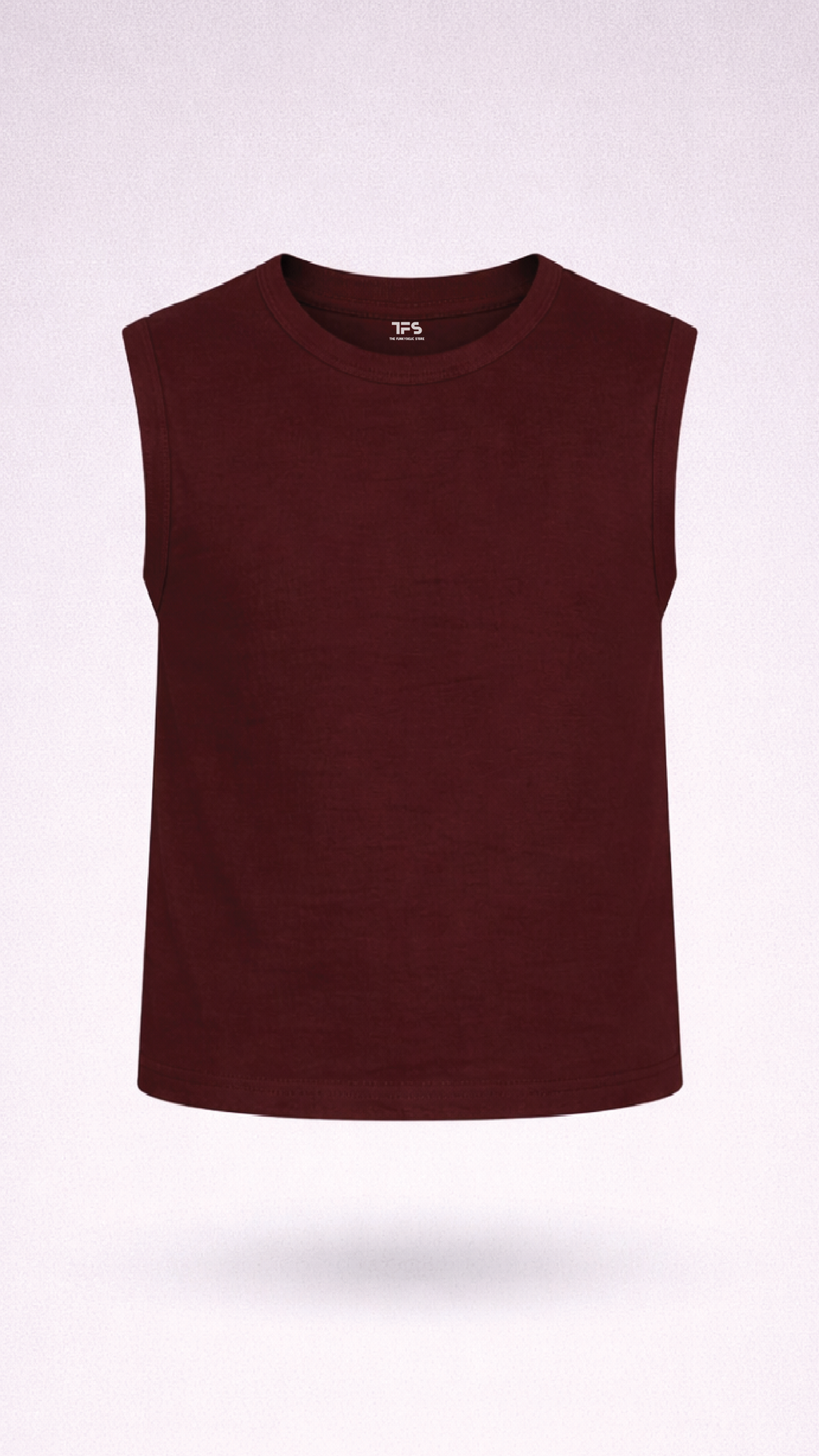 Men's Maroon Tank Top