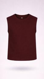 Men's Maroon Tank Top