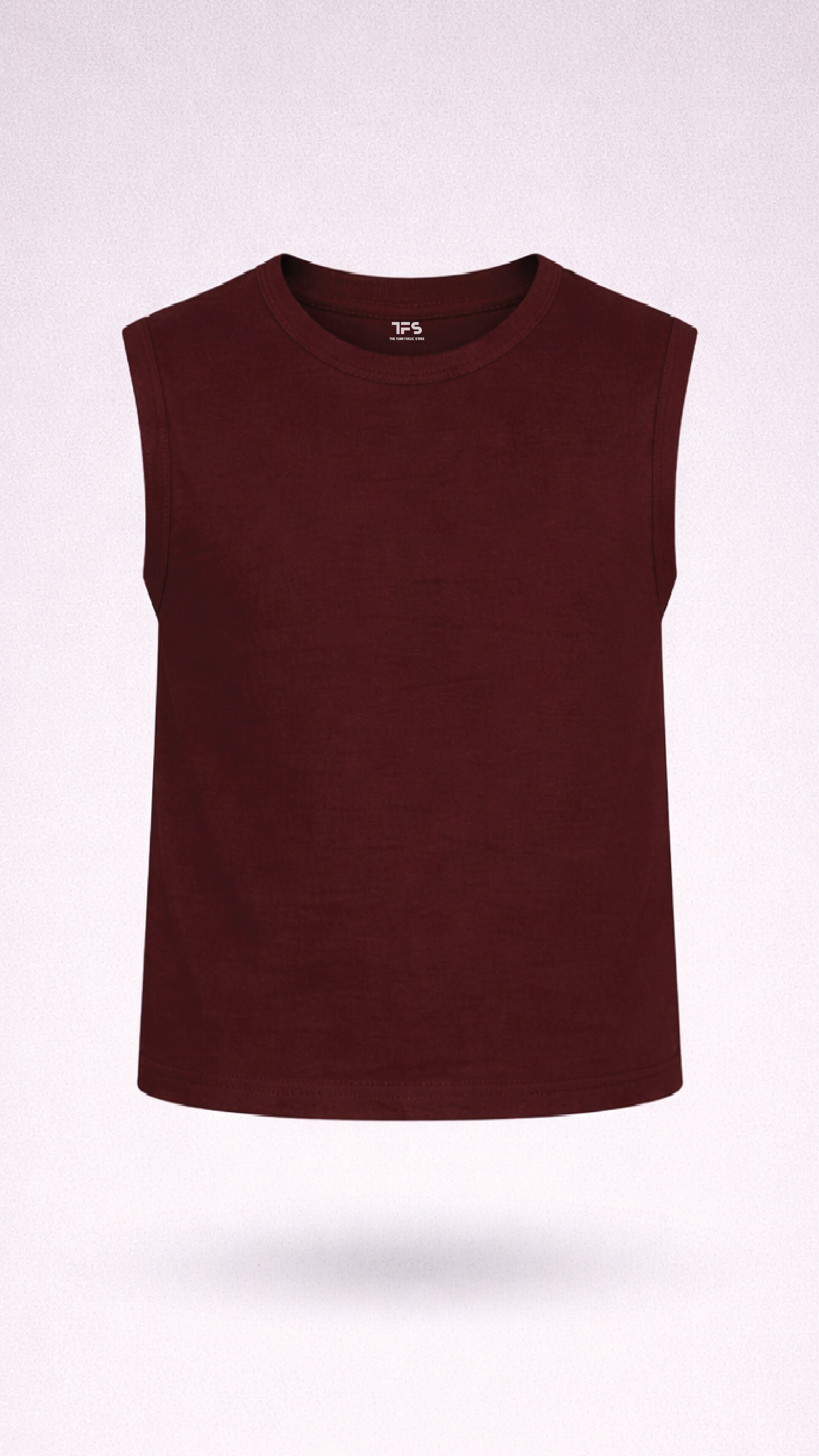 Men's Maroon Tank Top