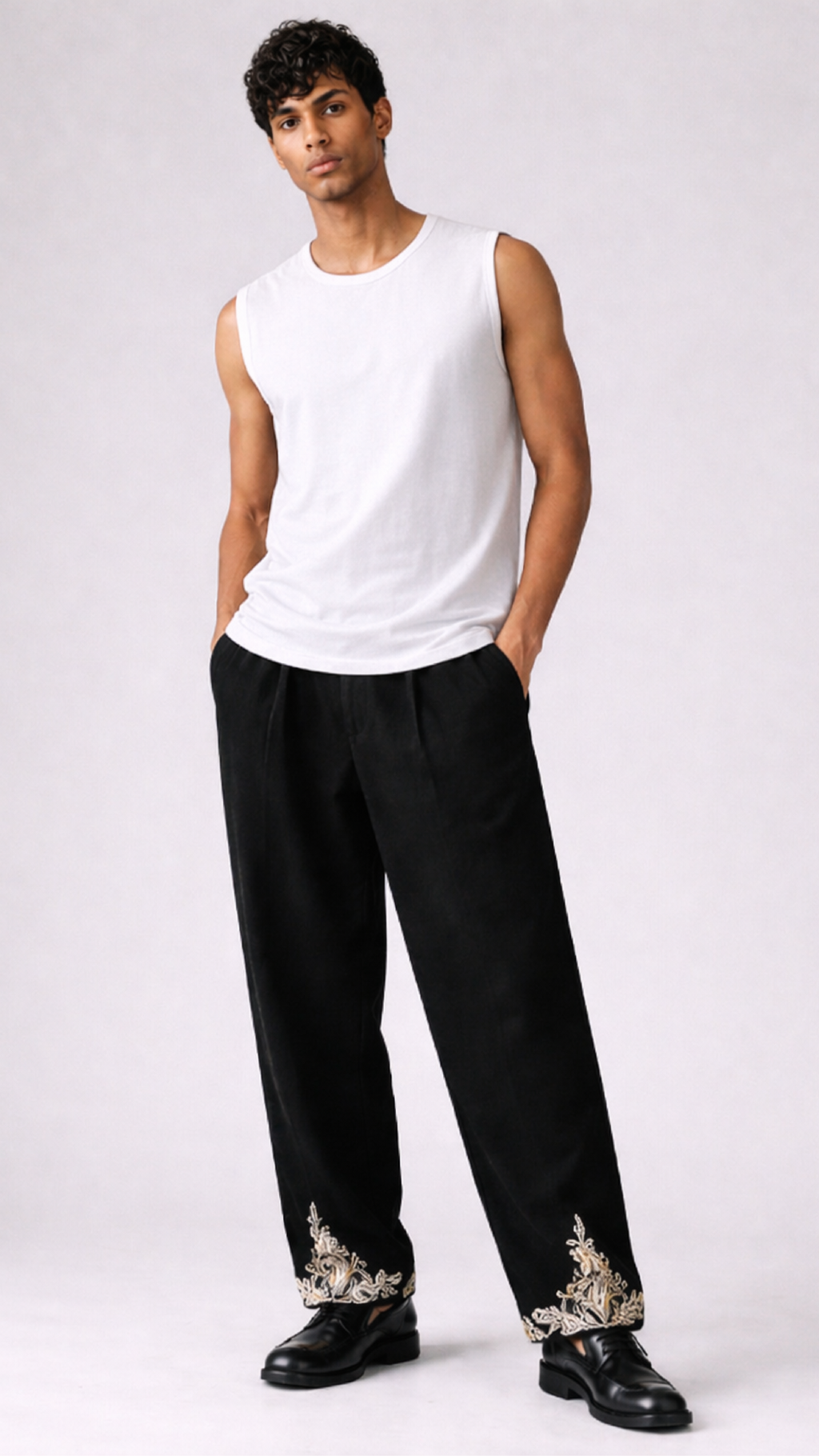 Men's White Tank Top