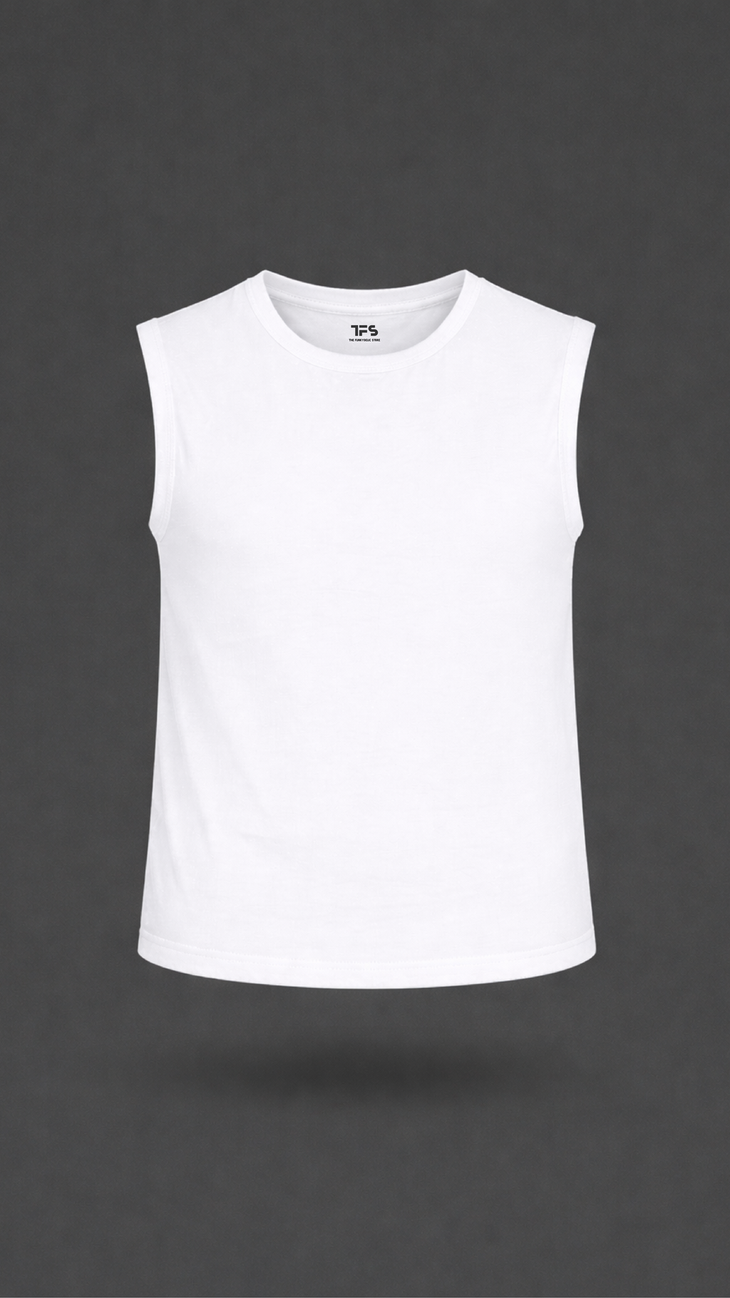 Men's White Tank Top